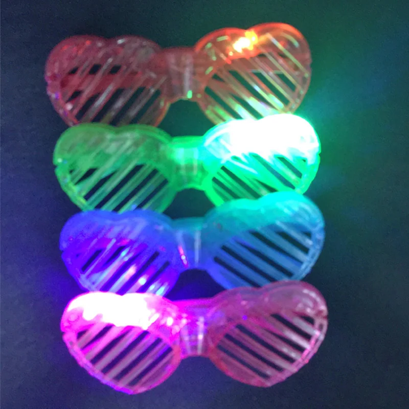12pcs/lots Led Mask Eye Glasses Light Up Flashing Wedding Gifts Party Supplies Adult Child Glow Sunglass Halloween Christmas | Дом и сад