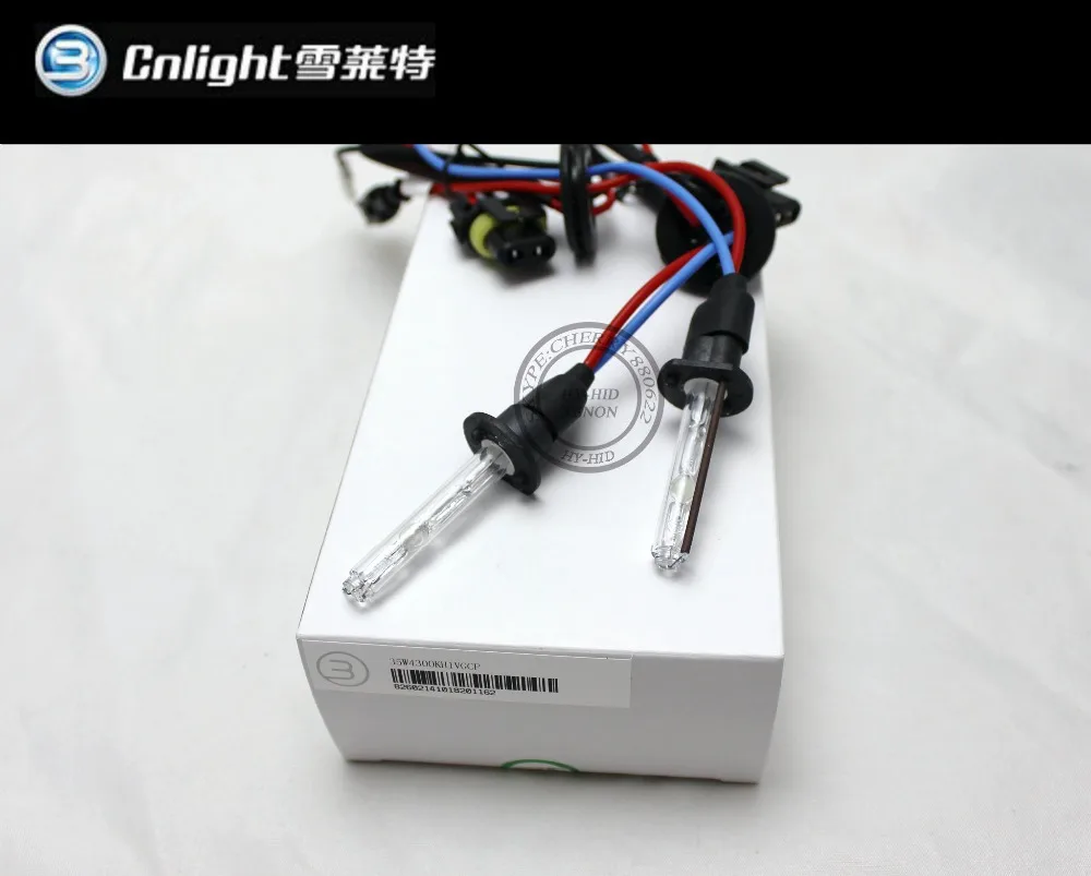 Бесплатная доставка 2 шт. 100% CNLIGHT HID 35 Вт ксеноновая лампа H1 для автомобильных фар H7
