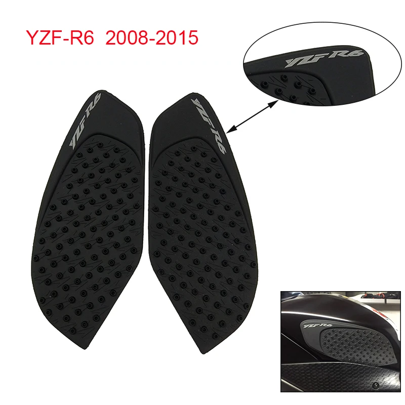 Наклейки для мотоциклов YZF R6 08 15 противоскользящие наклейки на топливный бак