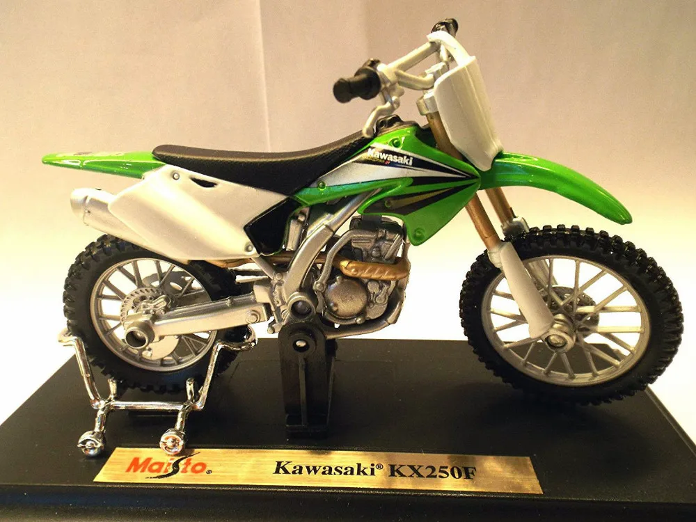 Мотоциклетный велосипед MAISTO 1:18 Kawasaki KX250F KX 250F модель под давлением игрушка