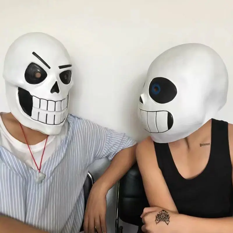 Игра Undertale Косплей без латекса светящиеся маски шлемы Хэллоуин унисекс для взрослых Необычные шары без латексные шлемы реквизит