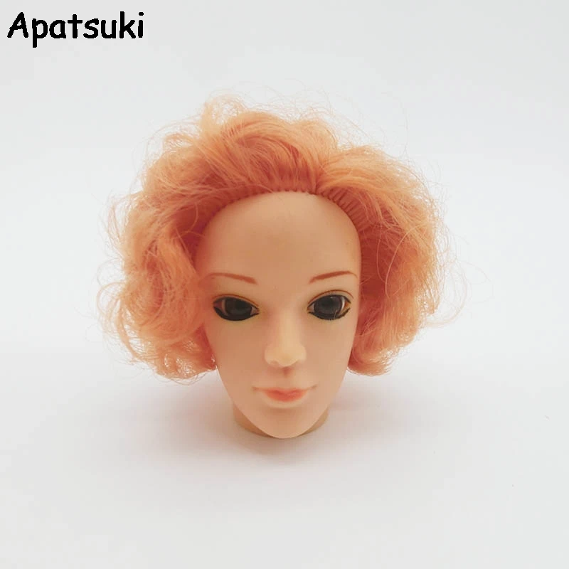 3D глаза золотые волосы бойфренд мужчина голова куклы для Кена Головы Куклы Для
