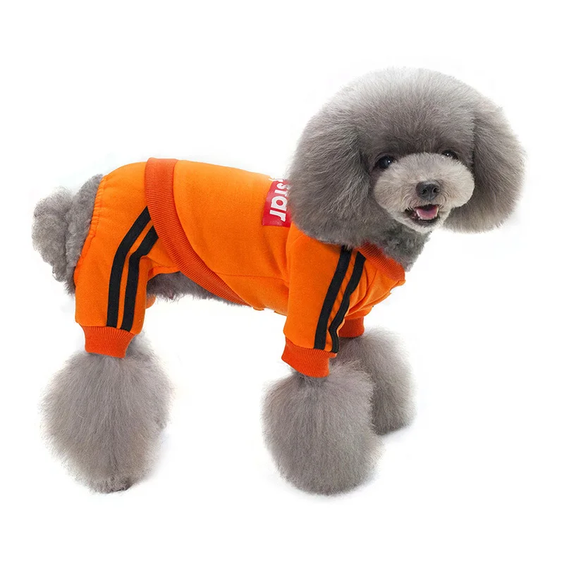 Pawstrip, 4 цвета, зимний комбинезон для собаки, теплый свитшот для собаки, мягкий флис, пальто для щенка, спортивная одежда для собак, для померанского S-XXL