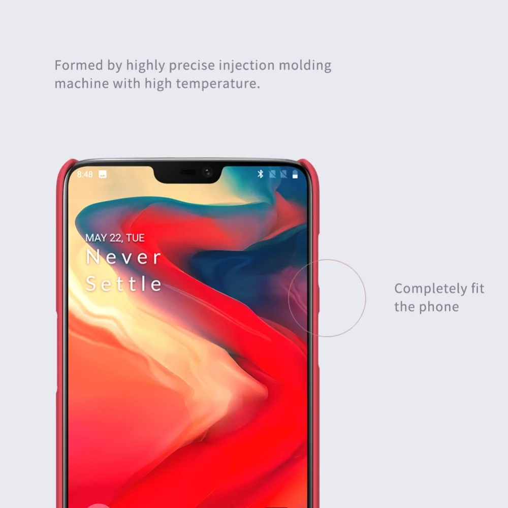 For OnePlus 6 Case Cover NILLKIN Hard PC Frosted Phone Bag One Plus A6000 A6003 Back Shockproof Protective Shield |