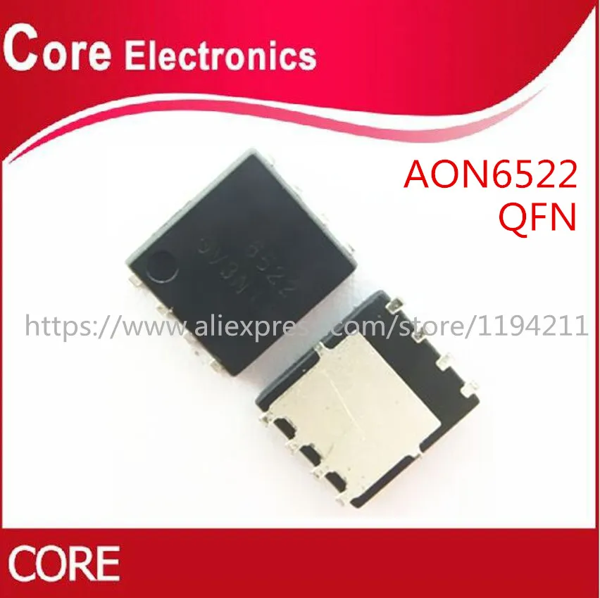 10 шт./лот AON6522 AO6522 6522 MOSFET QFN 8 NEW|Интегральные схемы| |