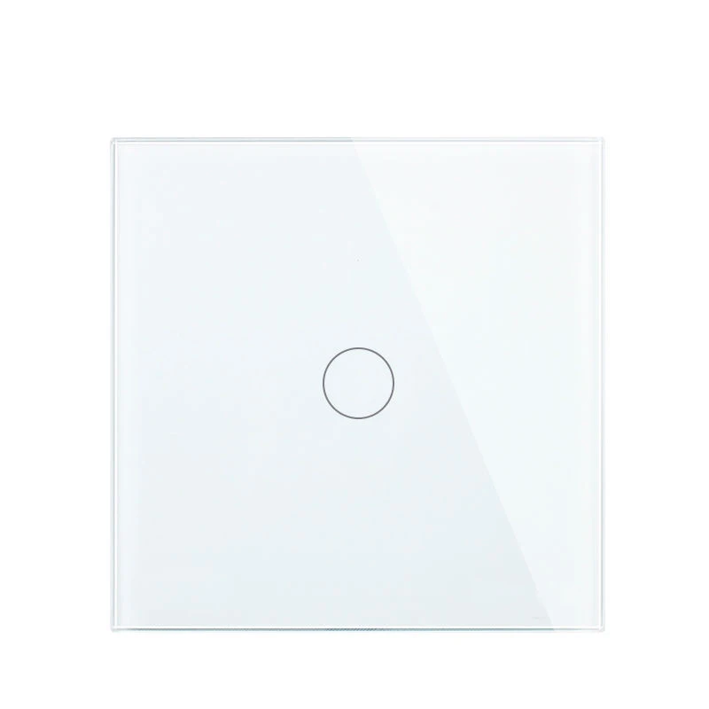 2017 EU Standard Touch Switch 1 Gang Way wall Light Screen Crystal Glass Panel With LED | Обустройство дома