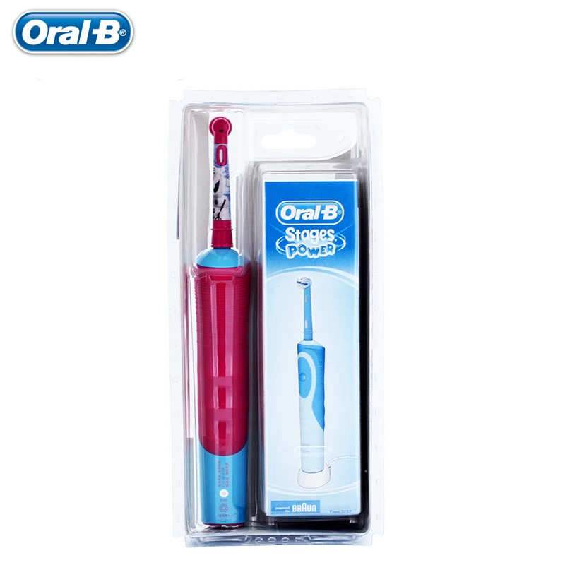 Зубная щетка Oral B детская Водонепроницаемая с мягкой щетиной и таймером на 2