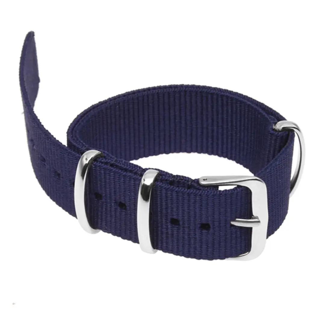 18 мм нейлоновый ремешок для часов браслет из шнурка темно синего цвета|strap watch