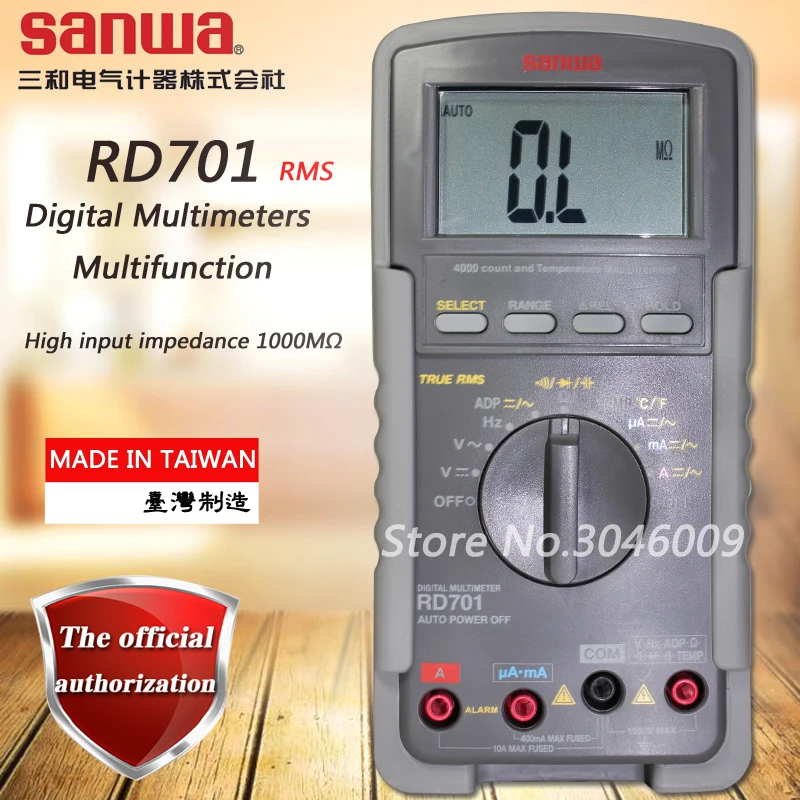 Цифровой мультиметр sanwa RD701 с функцией True RMS 1000 МОм|Мультиметры| |