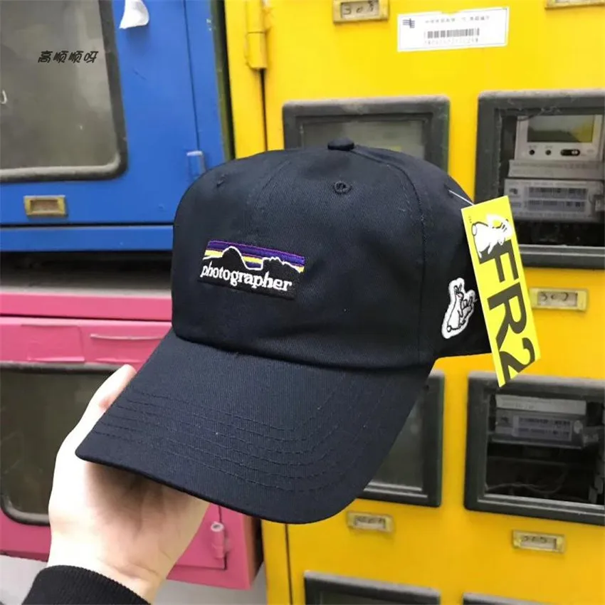 Черная кепка с кроликами FR2 FXXXKING, s, новинка, хип-хоп, креативная графика, для фотографа, вышивка логотипа, FR2, Бейсболка унисекс