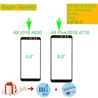 for samsung galaxy a8 plus 2018 touch screen front glass panel a530 asm a530f sm a530fds touchscreen outer lens a730 sm a730f