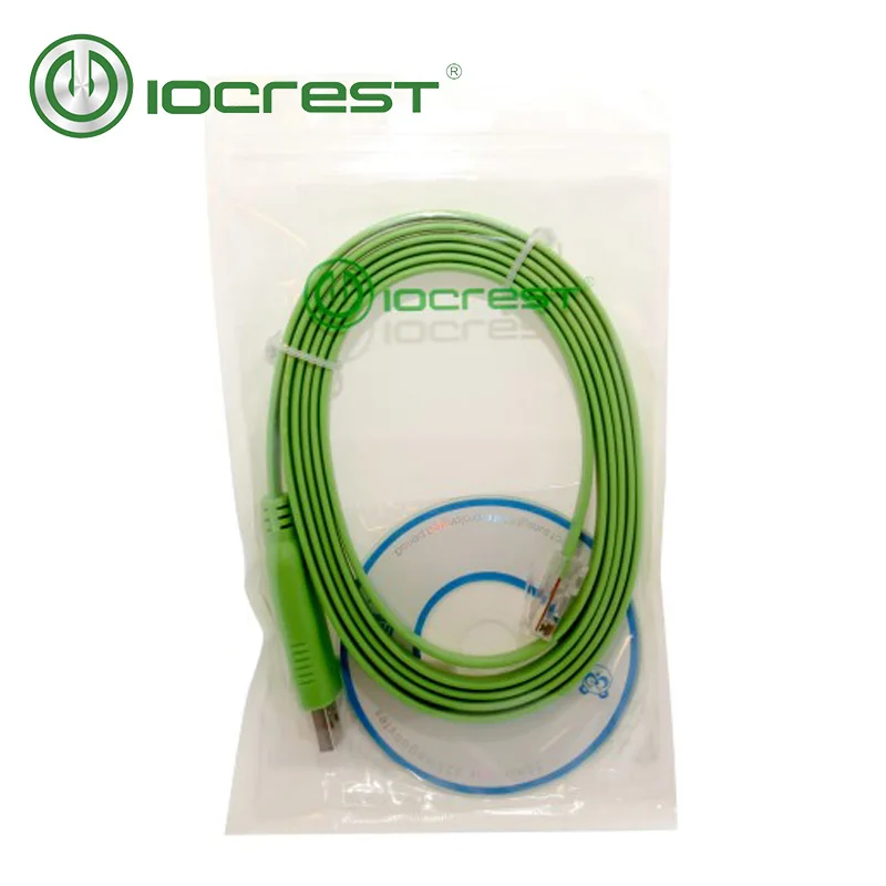 IOCREST 1 8 м длина сетевые роутеры USB Rs232 Rj45 консольный кабель для маршрутизатора Cisco