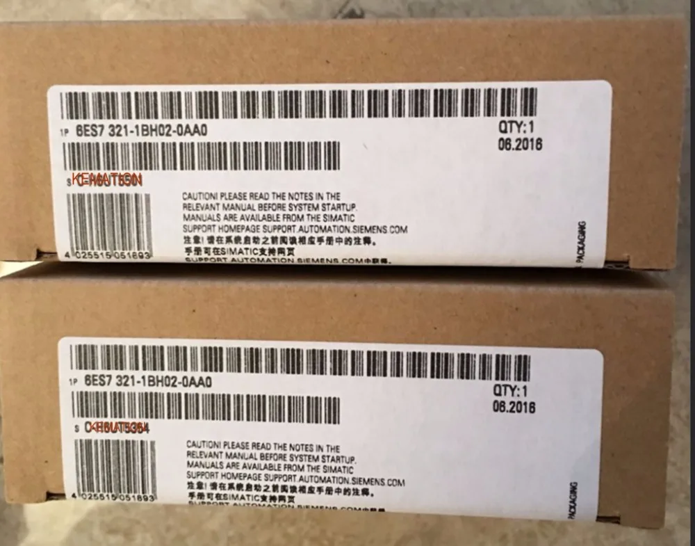Оригинальный цифровой вход Simatic S7-300 6ES7321-1BH02-0AA0 SM 321 модуль 6ES7 321-1BH02-0AA0 16DI 24VDC
