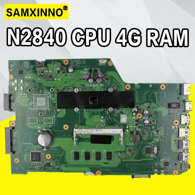 Материнская плата X751MA с процессором N2840/N2830 4 Гб ОЗУ 90NB0610-R00150 для ASUS X751MA X751M X751MD протестирована