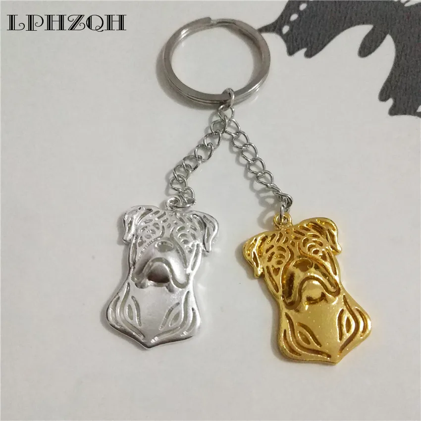 LPHZQH Модный милый Американский бульдог брелок женские подвесные аксессуары для