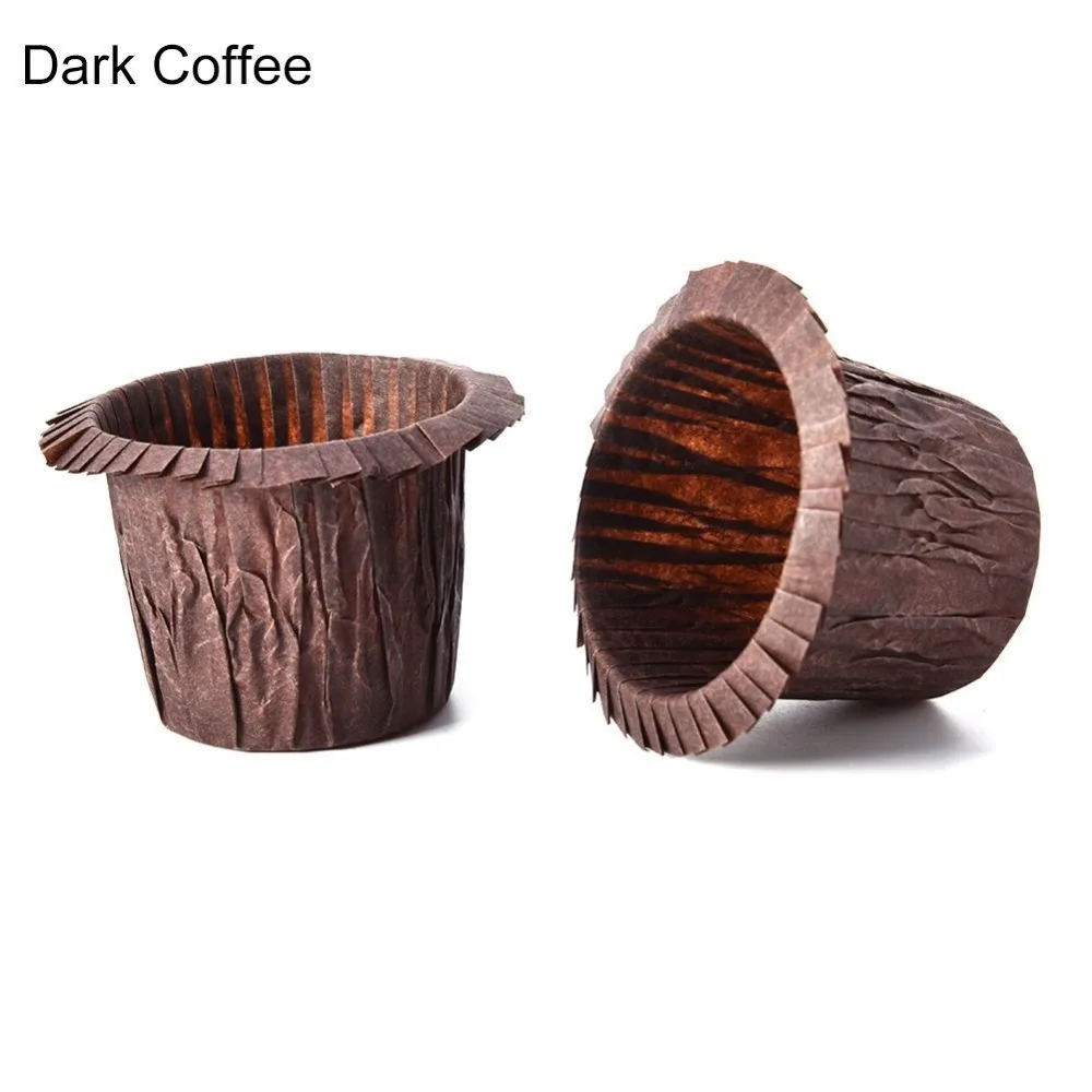 50 шт. Бумага бумажный стаканчик машины жиронепроницаемая мини Тюльпан выпечки