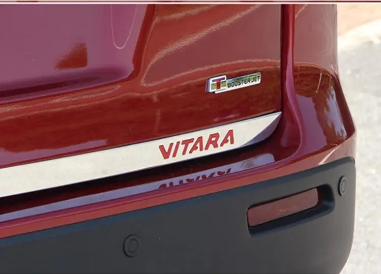 2016 для Suzuki Vitara задняя дверь Нижняя крышка молдинг отделка нержавеющая сталь
