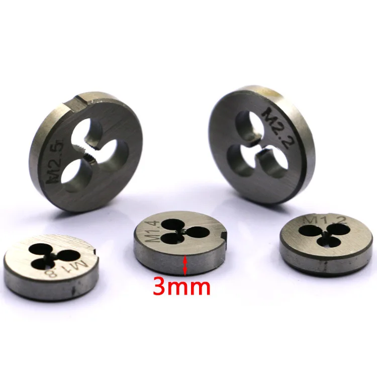 30pcs Metric Taps Dies Set Mini NC Screw Thread Plugs Carbon Steel Hand Tools | Инструменты