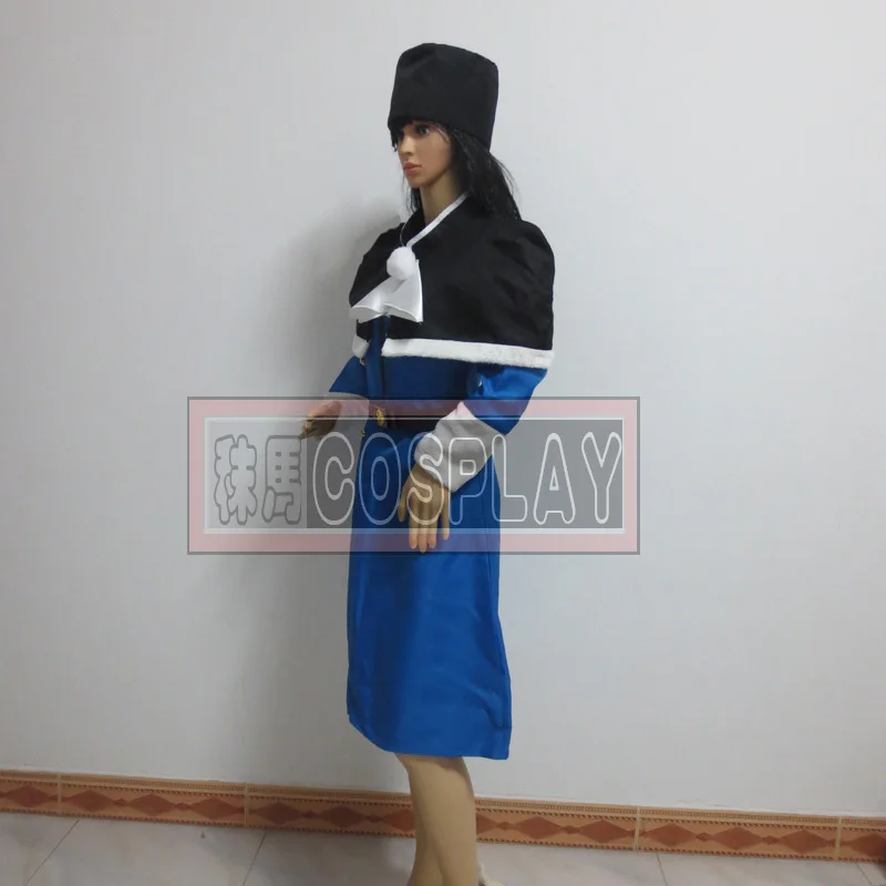 Fairy Tail Juvia Loxar синий костюм для косплея |