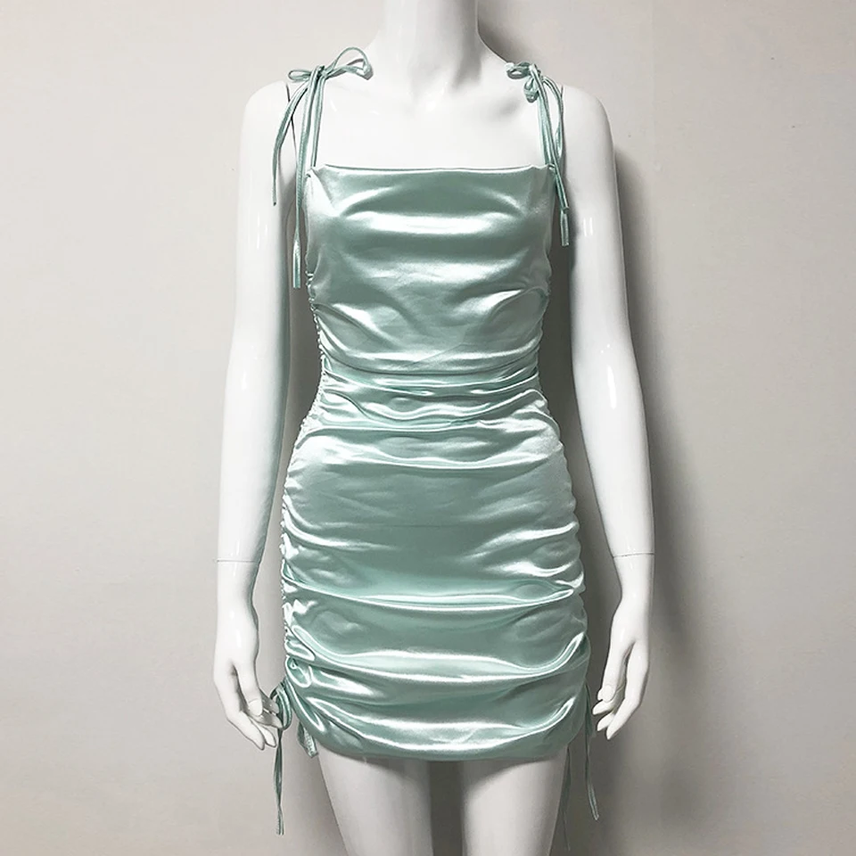 JillPeri женское платье без рукавов с бретельками регулируемое плечо рюшами летняя