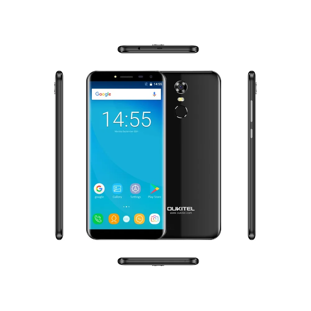 OUKITEL C8 WCDMA смартфон Android 5 0 дюймов 1280x640 mt6580a четыре ядра 2 ГБ 16 Touch Сенсор 13.0MP сзади