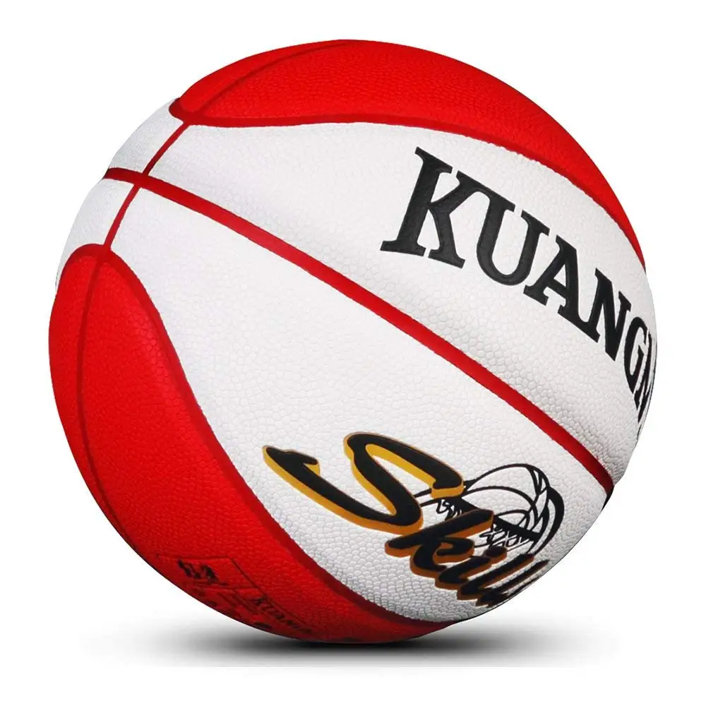 Kuangmi Multicolor Kids Game Basketball Women Men Shooting Trainer Ball Official Size 5 Outdoor Indoor Training Street ball|shooting