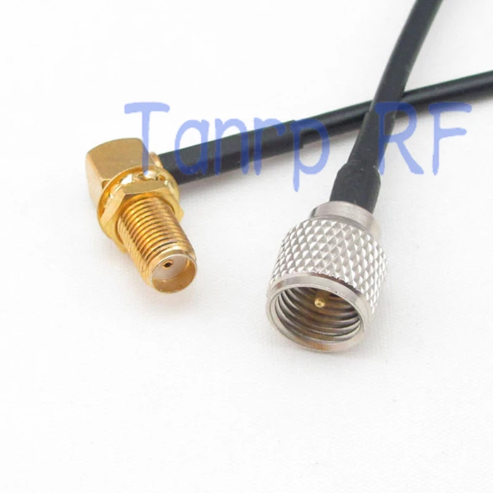 8 дюймовый мини УВЧ штекер PL259 на гнездо SMA прямоугольный радиочастотный