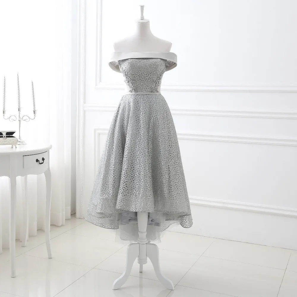 100% Реальные Фото Высокого Качества Платье Выпускного Вечера 2017 Строки Чистая