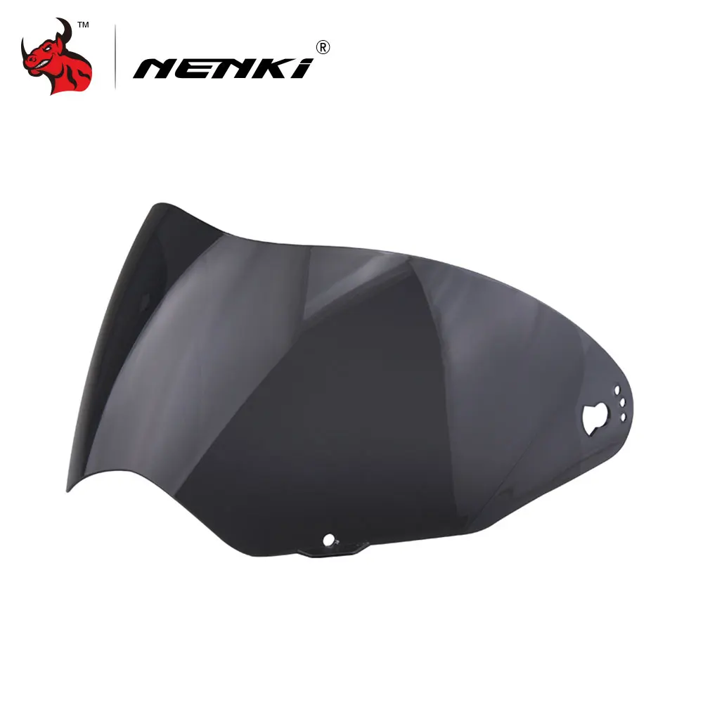 black anti-fog NENKI мотоциклетный шлем для мужчин, шлем для мотокросса, красный мотоциклетный шлем для мотокросса, шлем в горошек - Цвет: black anti-fog