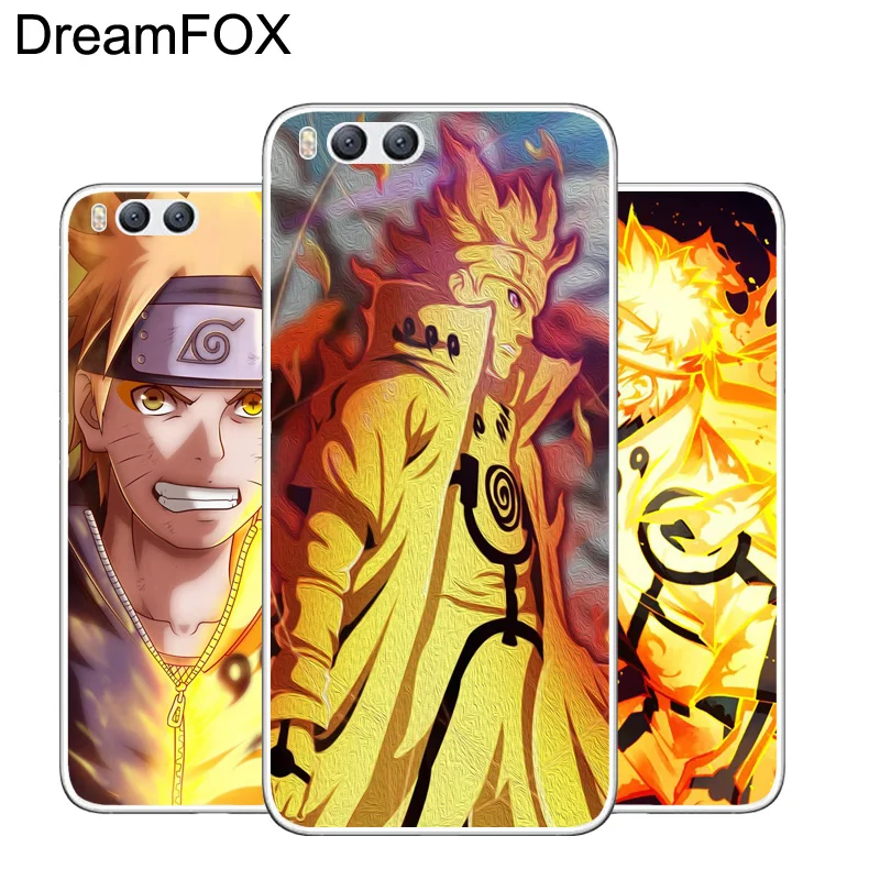 DREAMFOX M299 Generation Of Naruto Soft TPU Silicone Case Cover For Xiaomi Mi Note 2 3 4 5 6 8 SE M5 4C 4S 5C 5S 5X 6X A1 Plus |