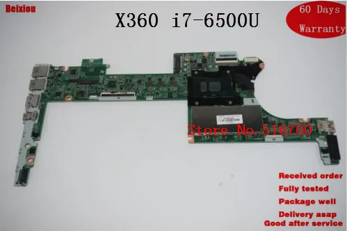 Материнская плата Placa-mae para для ноутбука hp Spectre X360 13-41 8GB w/i7-6500U 2,5 GHz cpu 861992-601 DAY0DDMBAE0 протестирована