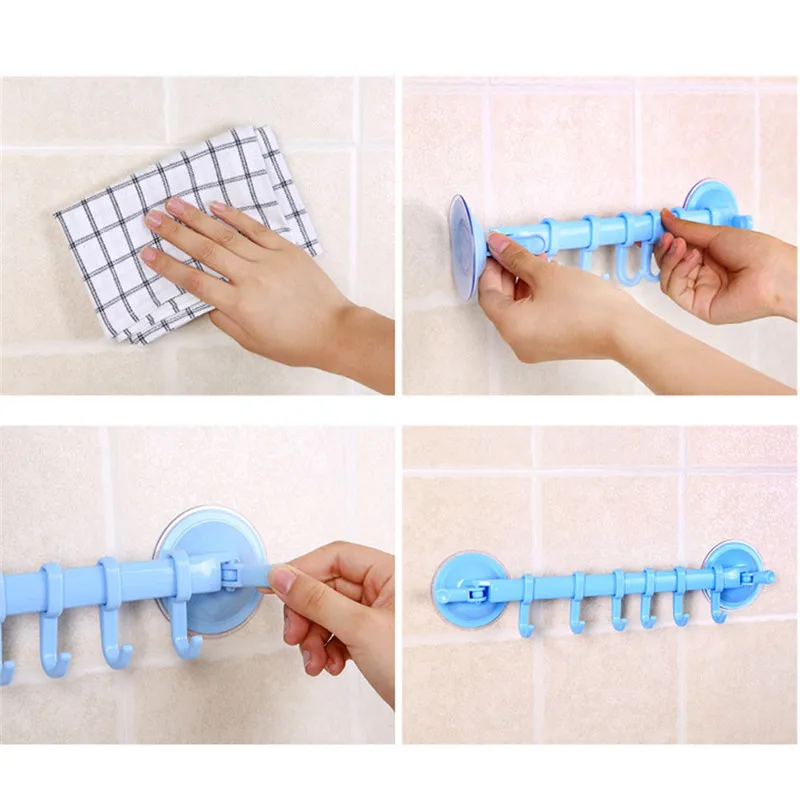 Новейшая модель Всасывания стене висит стенд крюк крючок для кухни ванной ужин