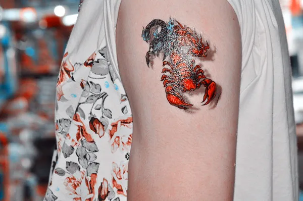 2015 новое поступление Rose Tattoo одноразовые водонепроницаемый 3 D женщины розы тату