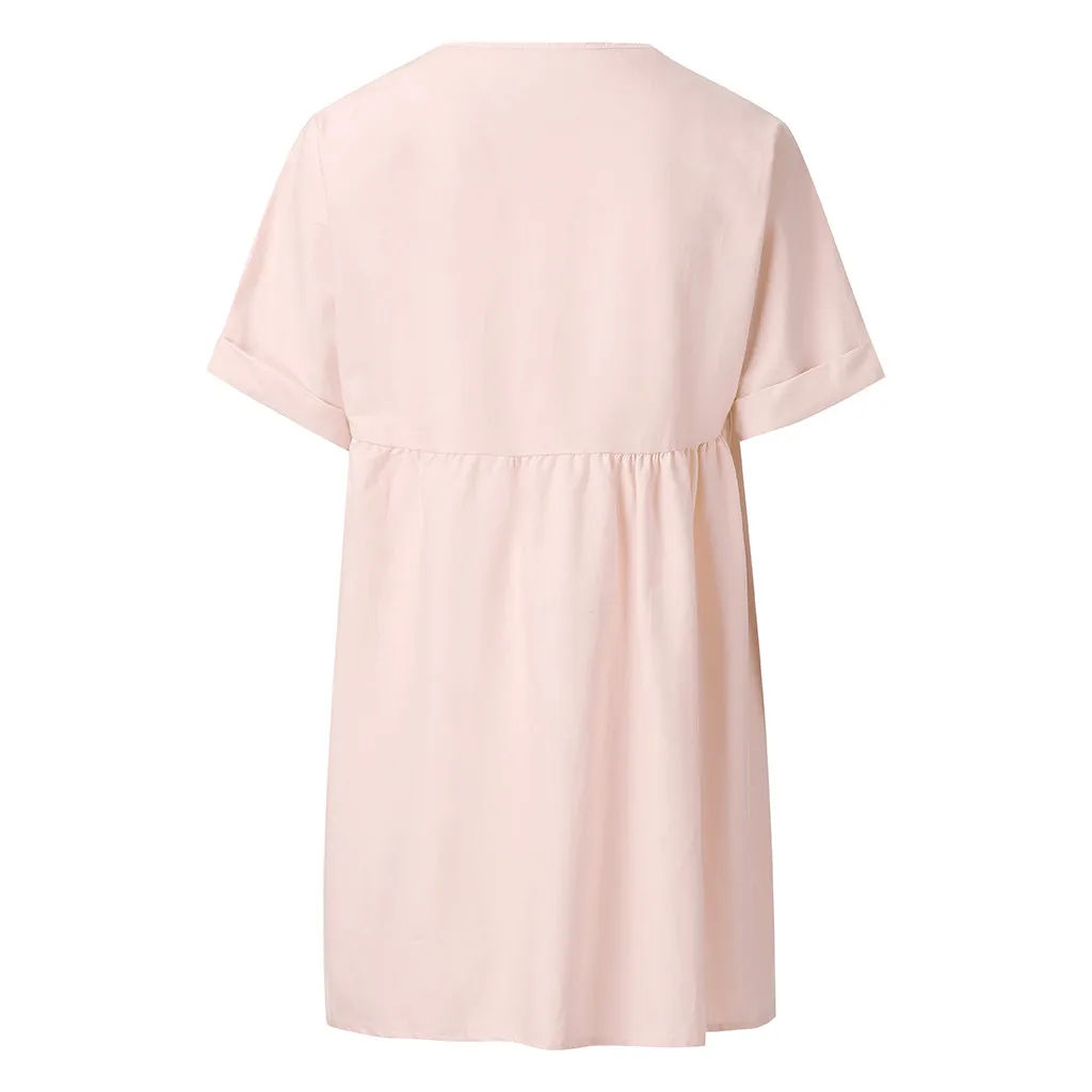 Женское кружевное платье рубашка большого размера с длинным рукавом v образным