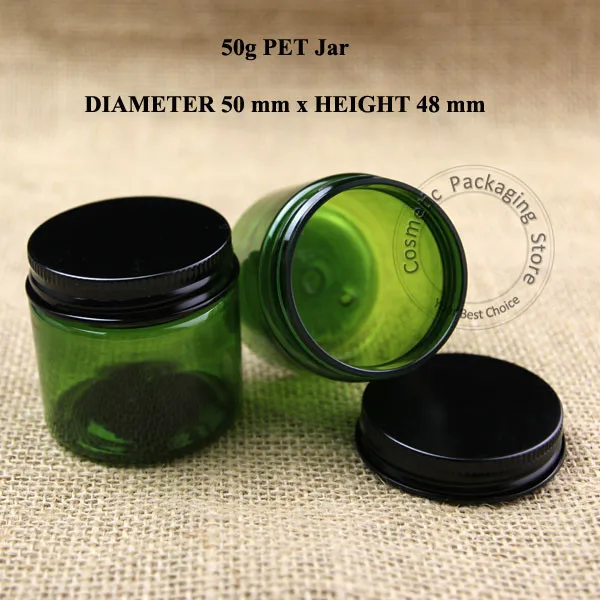 50 шт./лот Продвижение г пластиковый ПЭТ Крем многоразовый контейнер бутылка мл