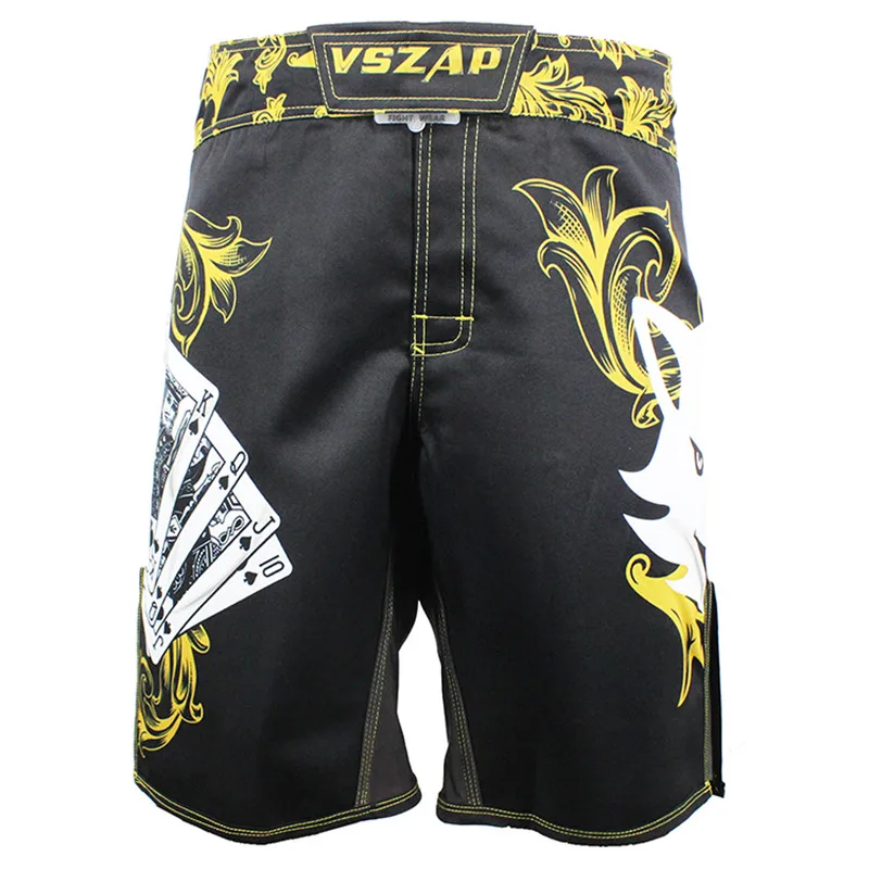 

Men's boxing pants printing MMA Shorts Fight Grappling Short Polyester Kick Gel Boxing Muay Thai Pants thai boxing shorts