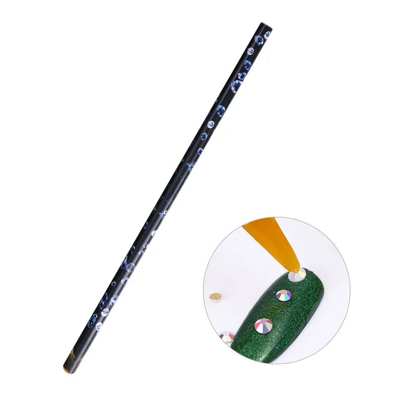 Двусторонняя точечная ручка искусственная кристальная фоторучка восковой