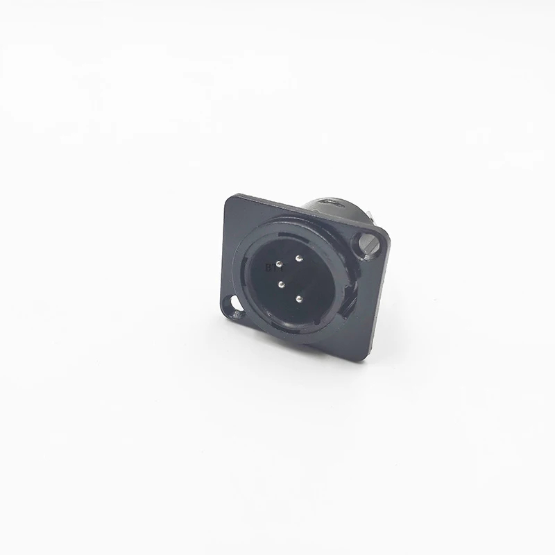 Металлические коннекторы XLR 10 шт./лот 3/4/5/6/7 для микрофона аудиоразъема папа