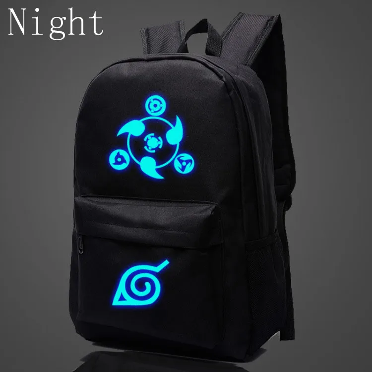2019 рюкзак с фосфоресцирующим рисунком аниме яркие сумки подростков женщин