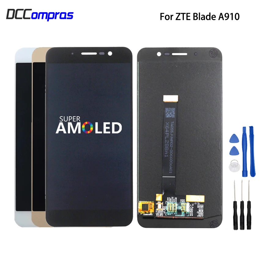 Оригинальный ЖК дисплей для ZTE Blade A910 BA910 детали телефона с сенсорным экраном Amoled