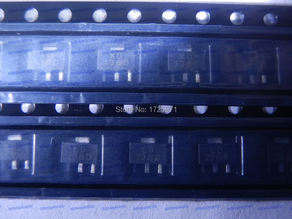 

100 шт./лот, транзистор KD LD NPN PNP SOT89 2SA1736 2SC4541 (усилитель мощности, коммутационные приложения) по 50 шт.