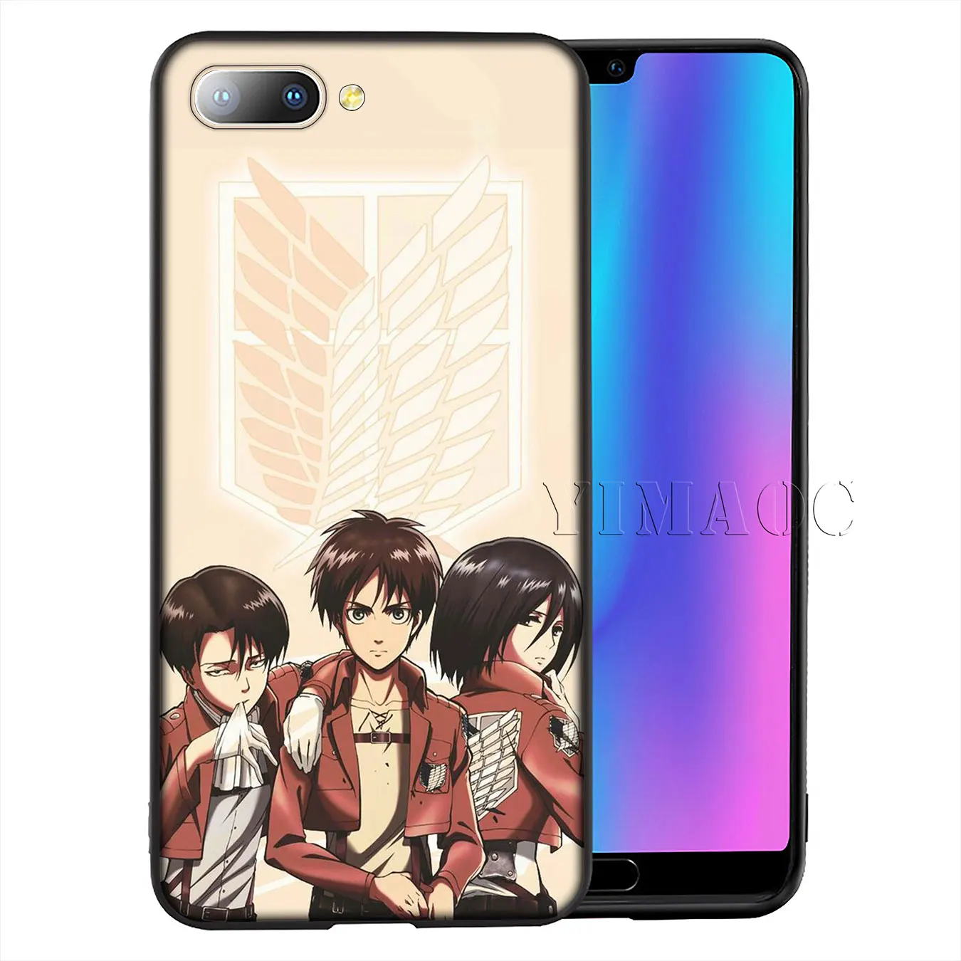 Мягкий силиконовый чехол Attack on Titan MIKASA EREN ARMIN Levi для Huawei P30 P20 Pro P10 P9 Lite Mini 2017 2016 P Smart Z