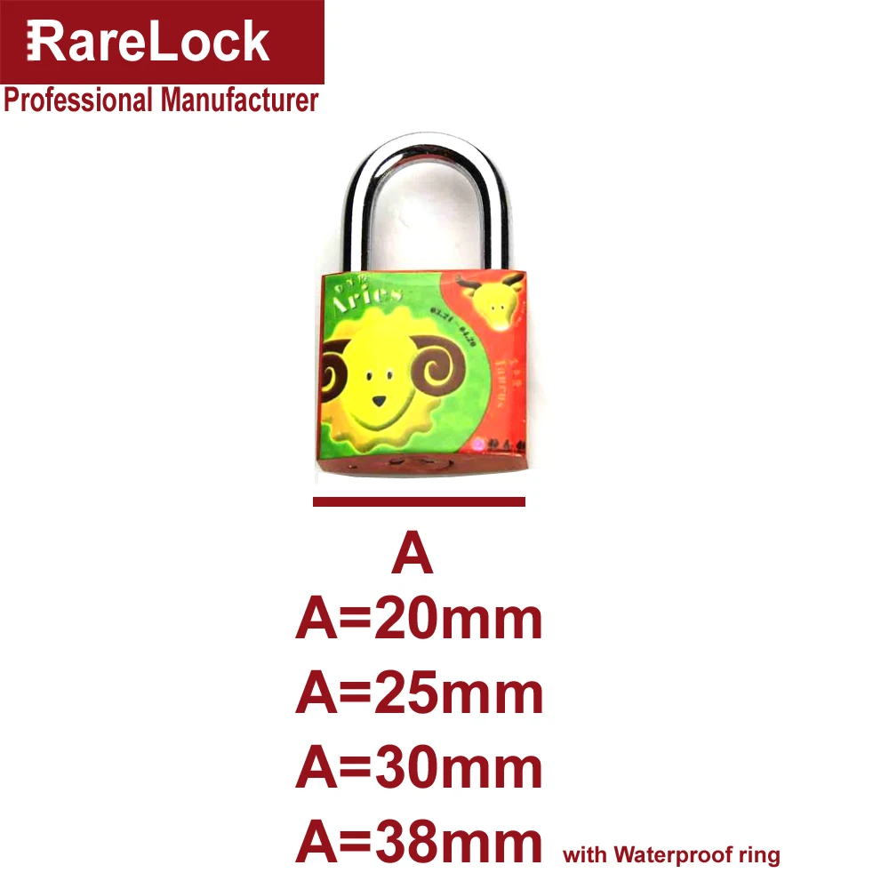 Rarelock Рождественский поставщик замок зодиака 4 размера для свадебного подарка