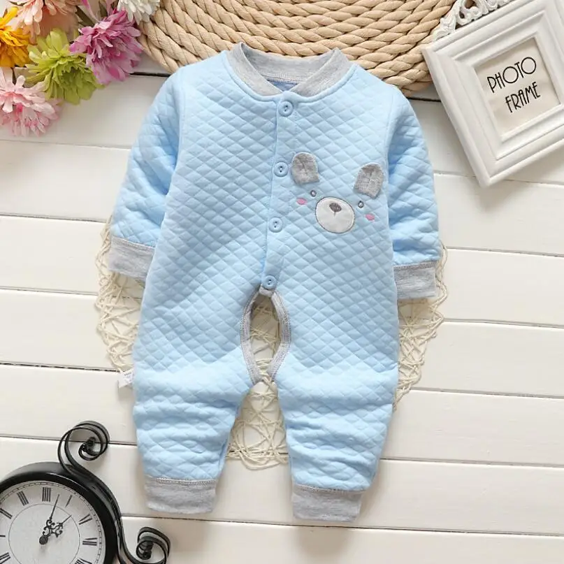 Детские комбинезоны осень-зима хлопковые одежда для мальчиков и девочек