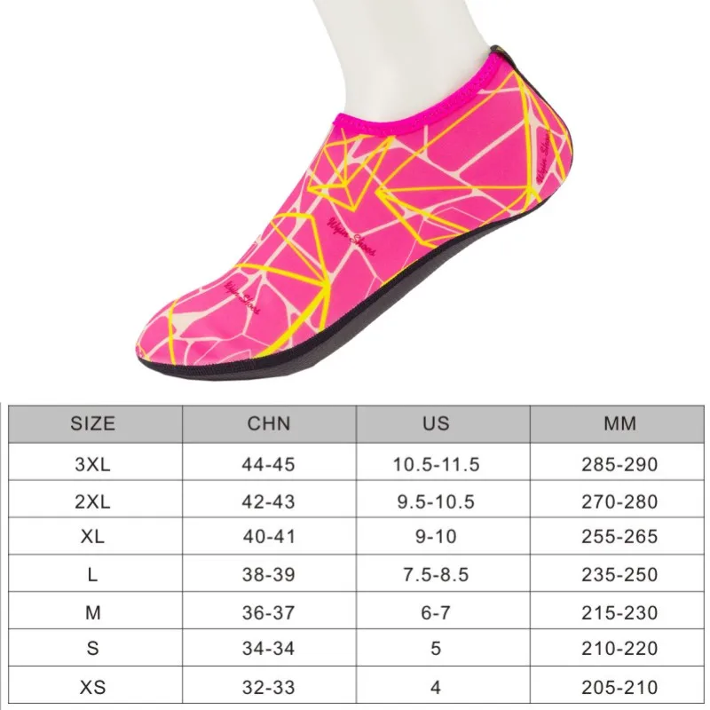 

FDBRO Snorkeling Diving Socks Swimming Water Shoes Summer Upstream Fishing Sneaker Soft Walking Shoes Beach Slippers Adult