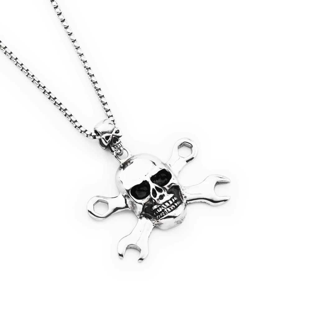 Новинка 2017 года в стиле хип-хоп goofan кулон Цепочки и ожерелья из нержавеющей ключ