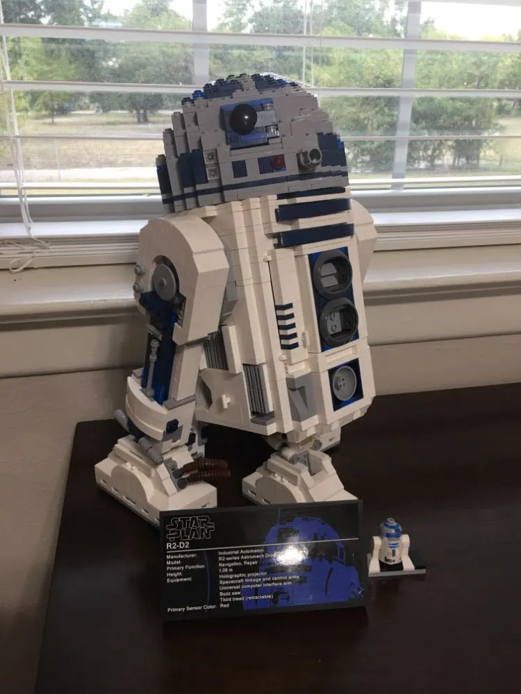 Звездный план войны Робот R2D2 строительные блоки игрушки|Блочные конструкторы| |