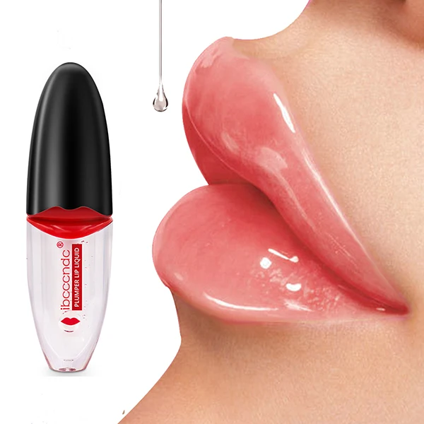 transparent Уход за губами, сыворотка для губ, жидкая восстанавливающая маска для губ, тонкие линии, повышающая эластичность губ, красота, увеличитель губ - Цвет: transparent