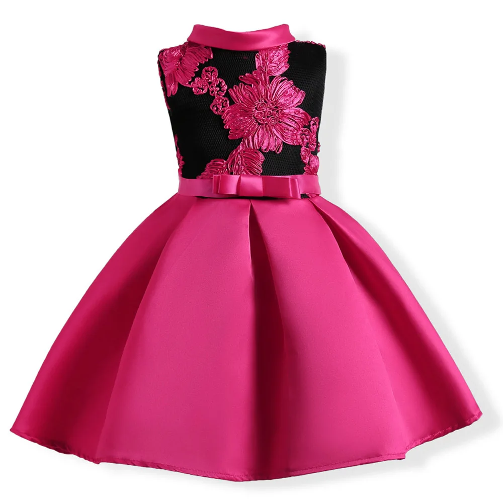 2018 летняя детская одежда Нарядные платья для маленьких девочек детское