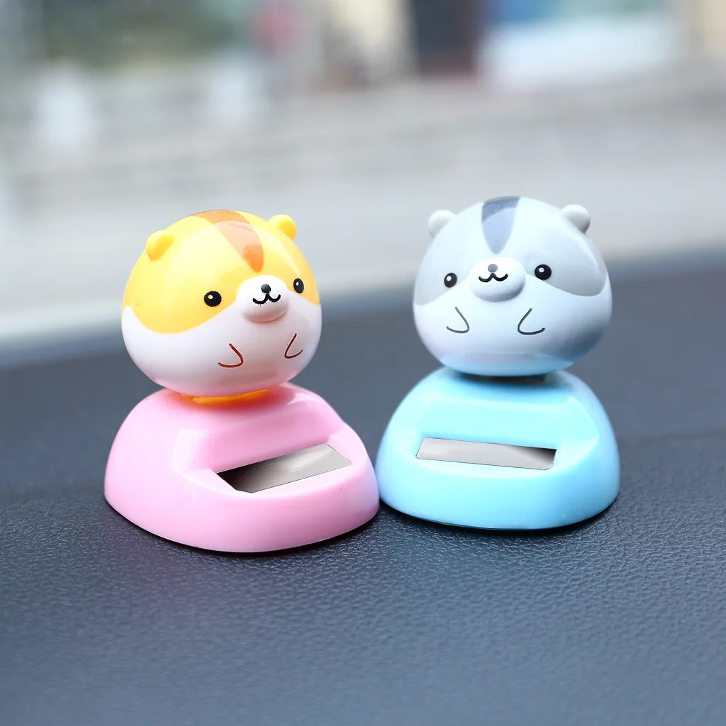 Новый автомобиль игрушки украшения Пупс куклы кивнул милый мультфильм забавные